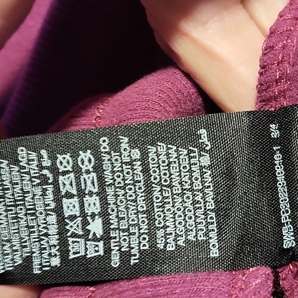 Sweaty Betty Melody Luxe Fleece Amaranth Pink Turtleneck Pullover - Size S - Picture 7 of 11